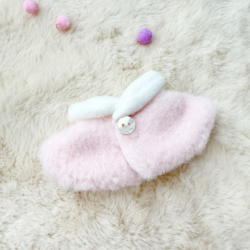[Clothes only] First and second generation Labubu clothes pendant Labubu sitting party baby clothes small flower shawl two-piece set