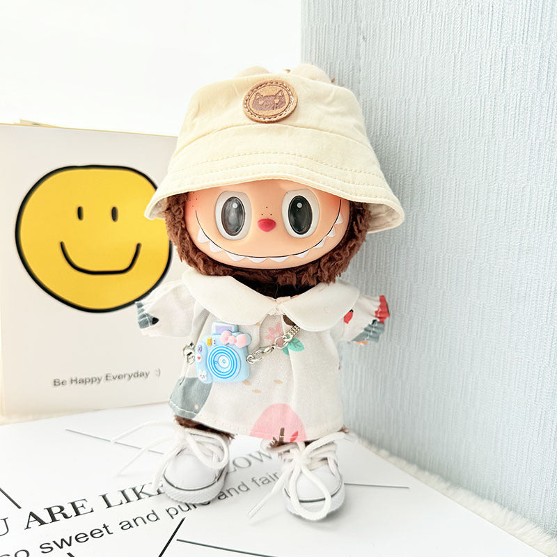 [Clothes only] First and second generation Labubu clothes pendant Labubu sitting party baby clothes pendant outing spring outing