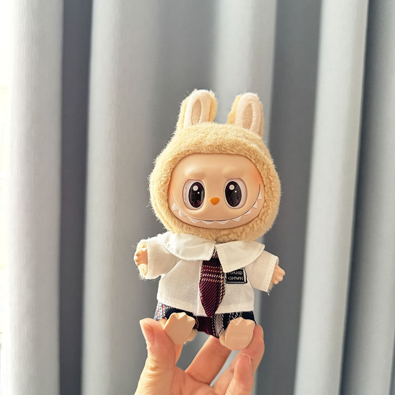 [Clothes only] One, two and three generations of keychains Labubu clothes pendant Labubu sitting party innocent couple suit