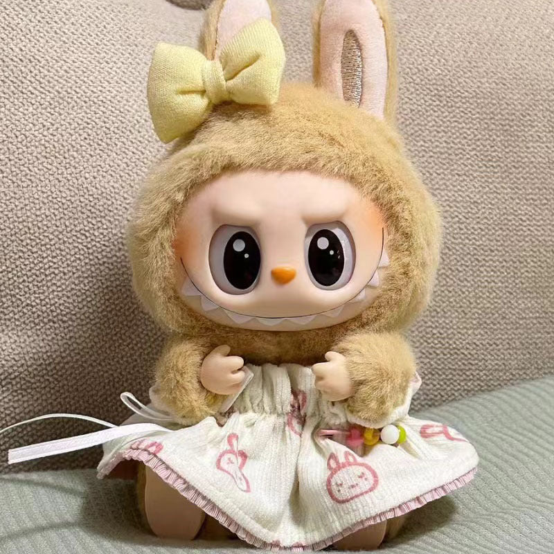 [Clothes only] Second generation blind box Labubu clothes vinyl face pendant Labubu sitting party series baby clothes cute