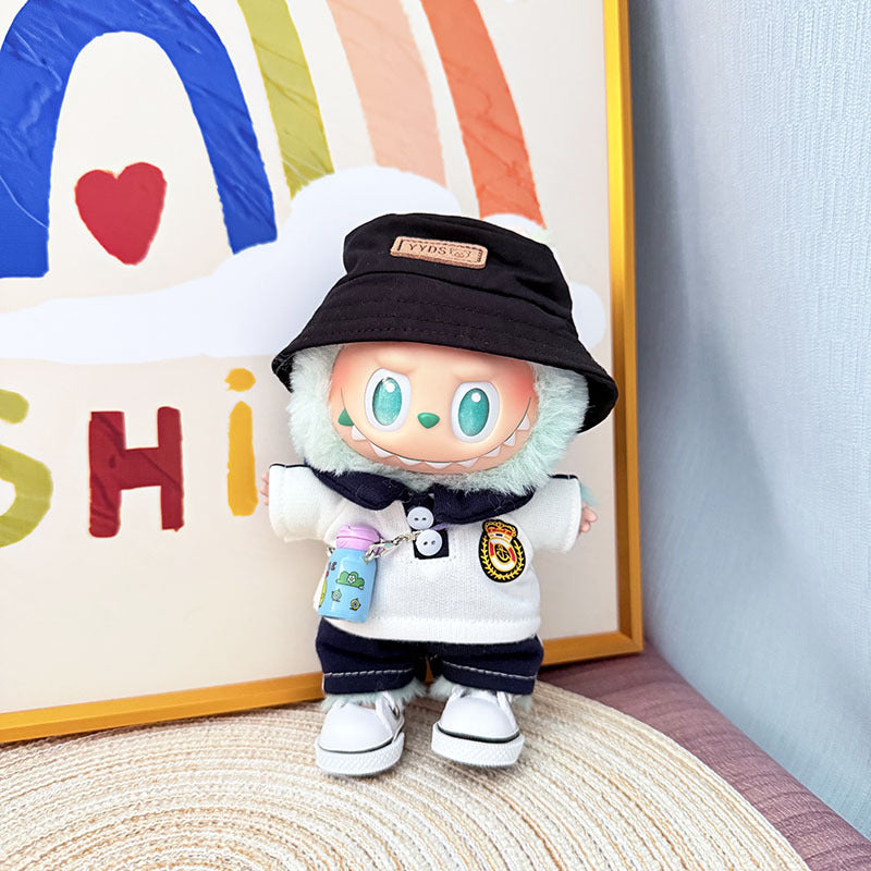 [Clothes only] The first, second and third generation keychain Labubu clothes pendant Labubu baby clothes noble small school uniform set