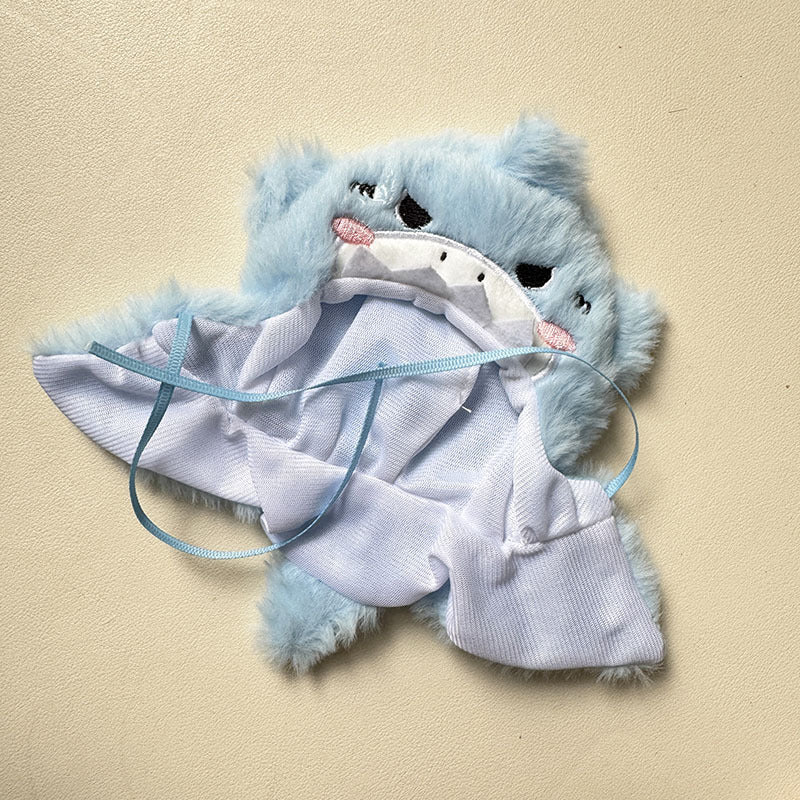 [Clothes only] First and second generation keychain Labubu clothes pendant Labubu sitting party shark dinosaur shawl