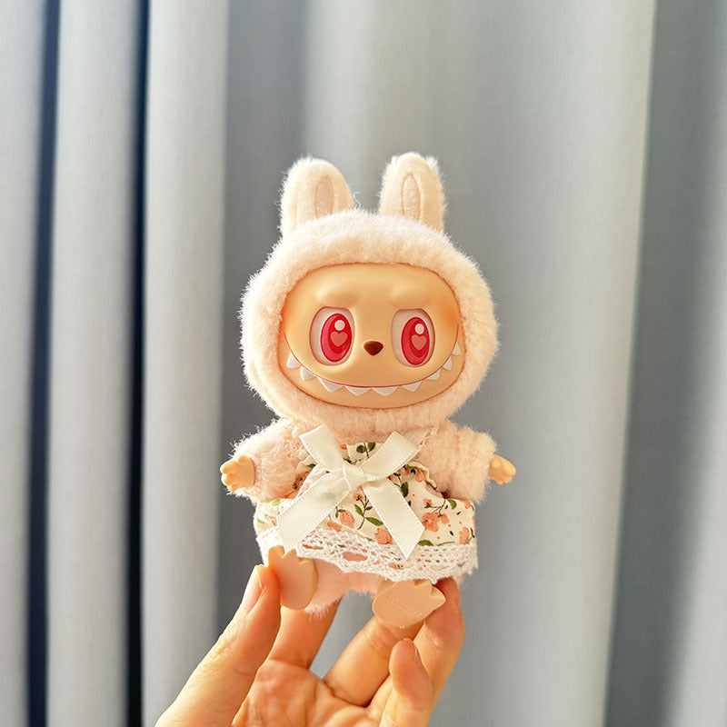 [Clothes only] First and second-generation Labubu clothes pendant, Labubu sitting party baby clothes, small skirts, a variety of options