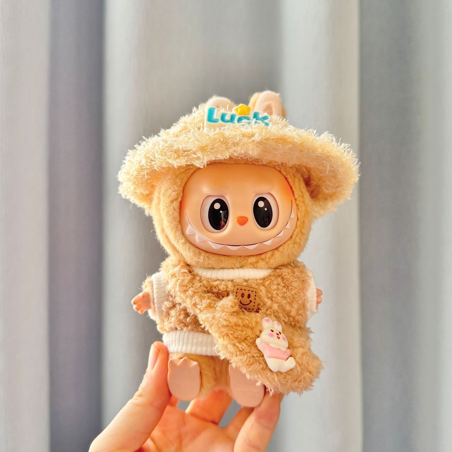 [Clothes only] First/second generation Labubu clothes pendant Labubu sitting party baby clothes circle shirt satchel bag