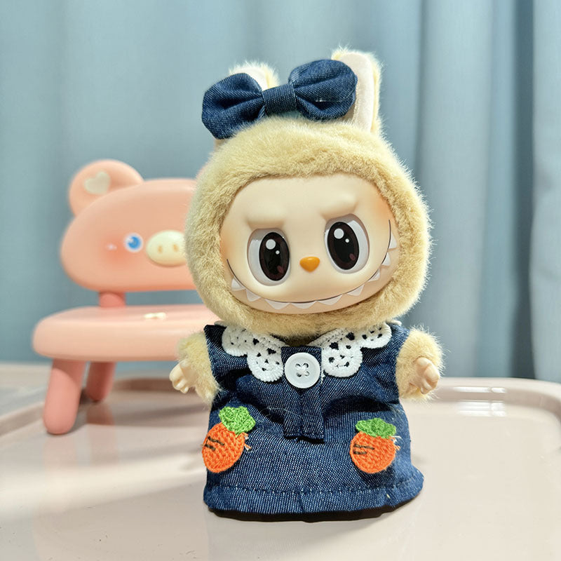 [Clothes only] 1st/2nd generation blind box Labubu clothes keychain Labubu sitting party series baby clothes cute