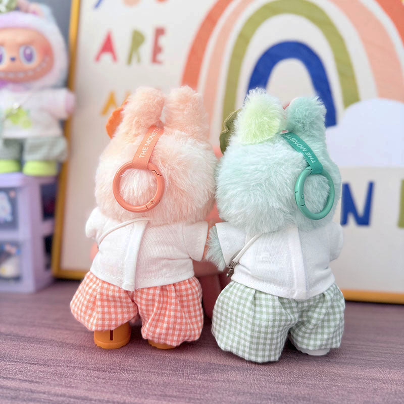 [Clothes only] First and second generation Labubu clothes pendant Labubu cloth sitting baby clothes lemon rabbit cute meow clothes cute