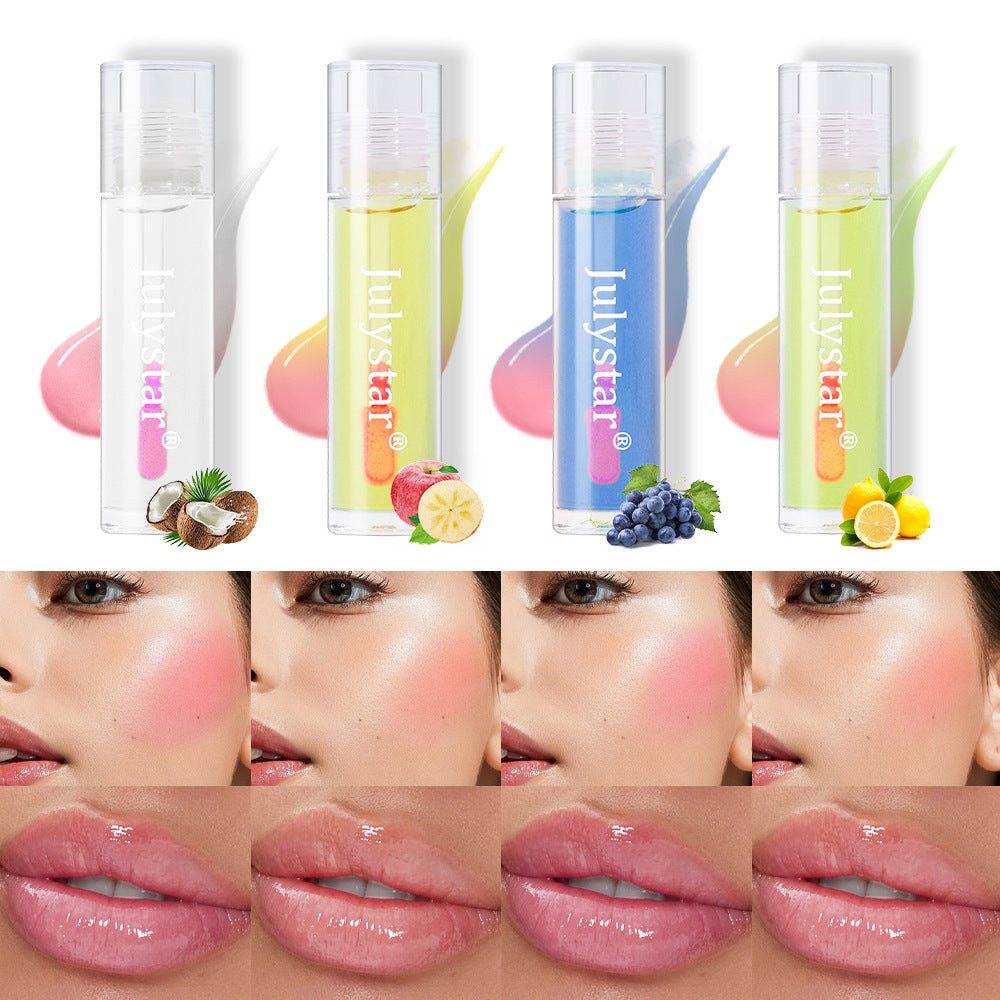 Liquid Temperature Blush Explosive Blush Liquid Natural Hydrating Lips and Cheeks Dual Purpose Color Changing Blush Blush oil
