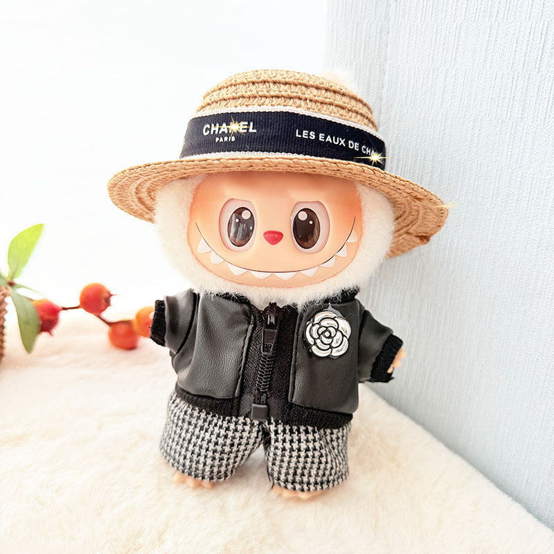 [Clothes only] First/second generation Labubu clothes pendant Labubu sitting party baby clothes pendant strawberry bear cute