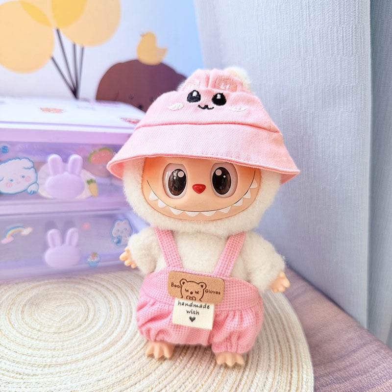 [Clothes only] First and second generation keychain Labubu clothes pendant Labubu cloth for small animal hat set cute