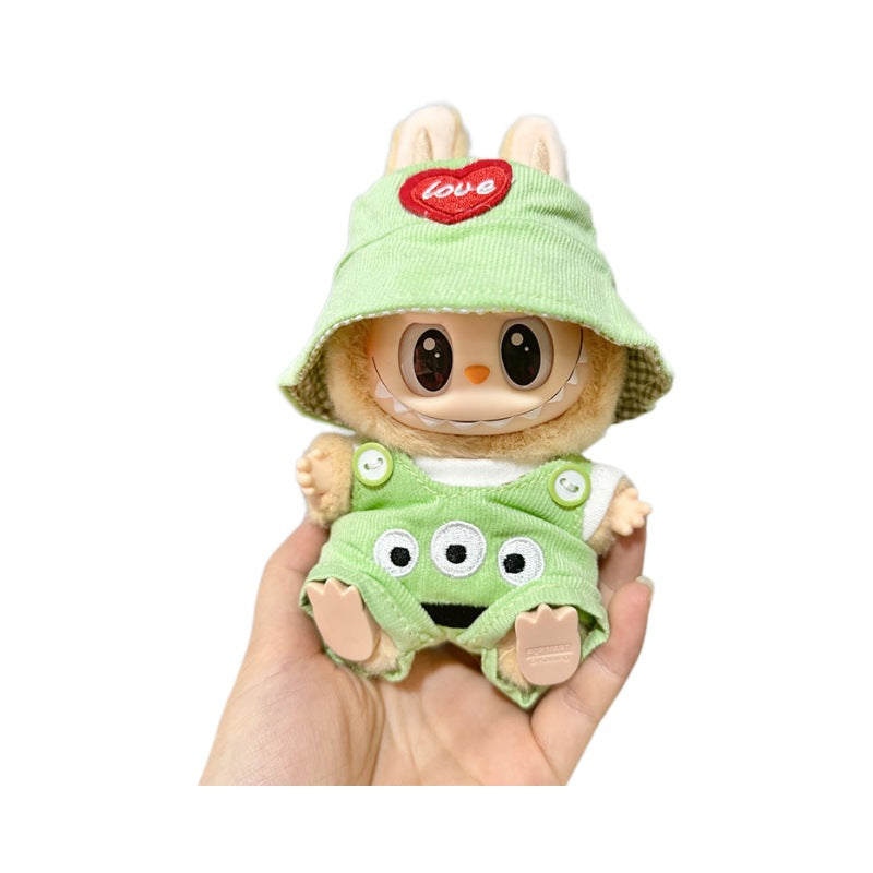 [Clothes only] Second generation blind box Labubu clothes vinyl face pendant Labubu sitting party series baby clothes cute
