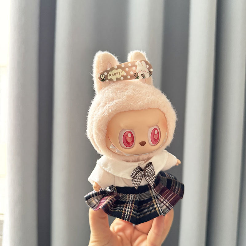 [Clothes only] One, two and three generations of keychains Labubu clothes pendant Labubu sitting party innocent couple suit