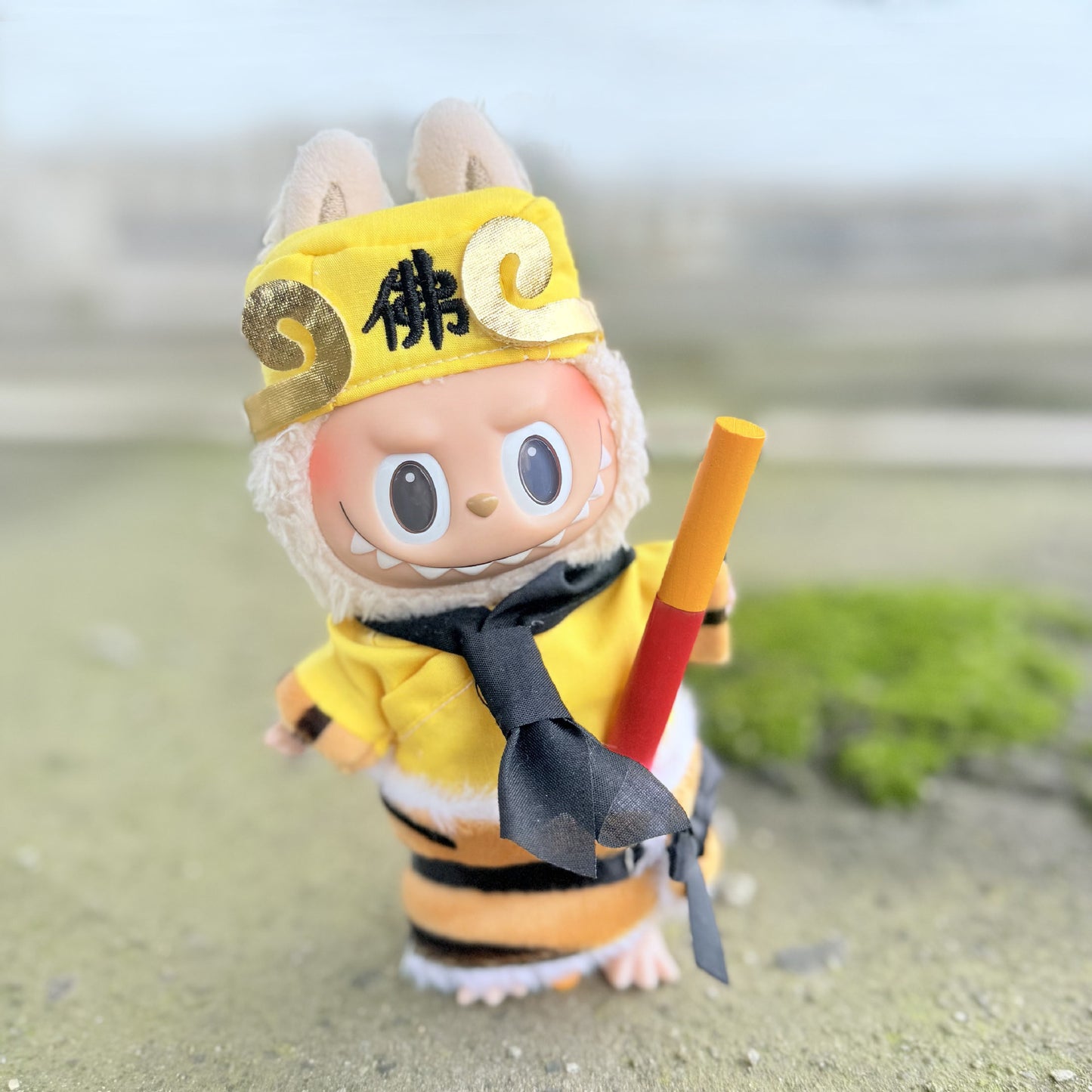 [Clothes only] One, two and three generations Labubu clothes pendant Labubu sitting party baby clothes Tang monk clothes three-piece set cute