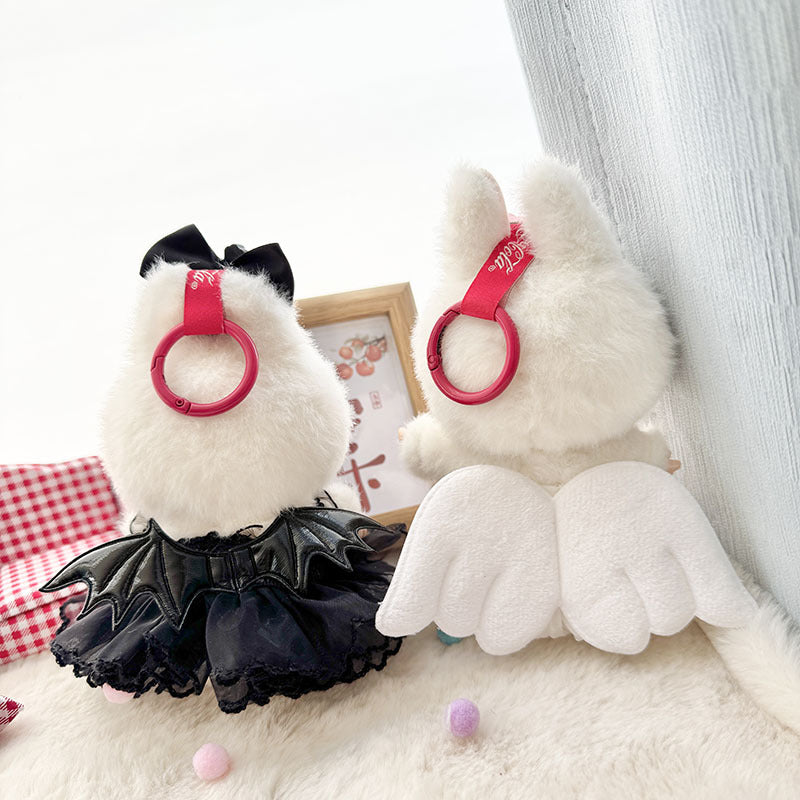Clothes only] First and second generation Labubu clothes pendant Labubu sitting baby clothes little devil angel suit cute