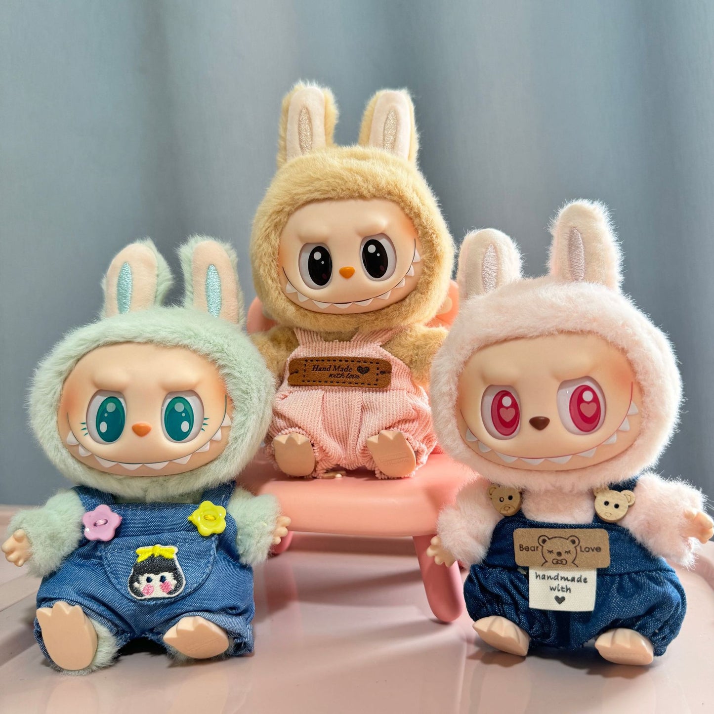 [Clothes only] 1st/2nd generation Labubu clothes pendant Labubu sitting party baby clothes lazy Tony suit
