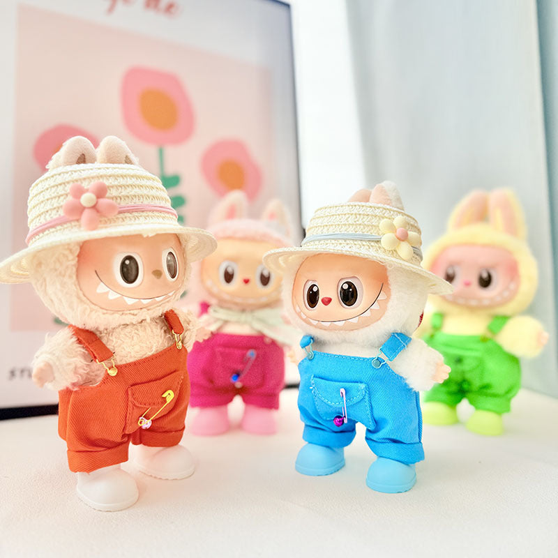 [Clothes only] First and second generation keychain Labubu clothes pendant Labubu baby clothes sunshine craftsman strap