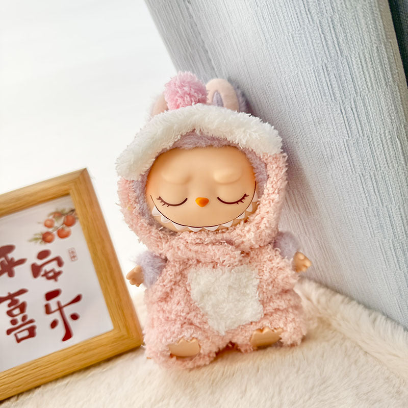 Clothes only] blind box Labubu clothes pendant Labubu baby clothes chess adventure queen baby clothes skirt cute