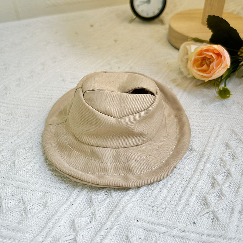 [Clothes only] 17cm blind box Labubu pendant baby clothes small animal hat Labubu trendy bucket hat accessories