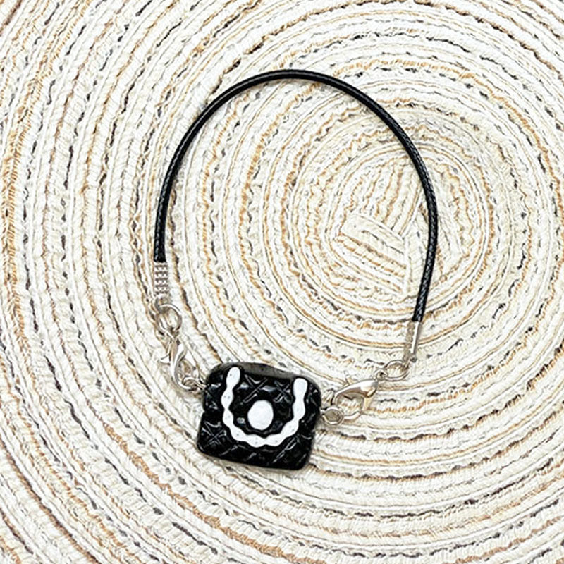 [Clothes only] First and second generation keychain Labubu clothes pendant Labubu pearl style small fragrant skirt women