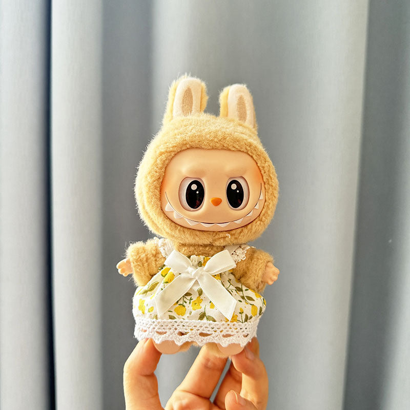 [Clothes only] First and second-generation Labubu clothes pendant, Labubu sitting party baby clothes, small skirts, a variety of options