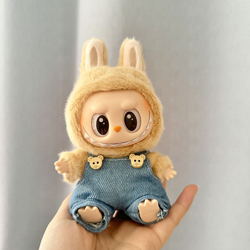 [Clothes only] Second generation blind box Labubu clothes vinyl face pendant Labubu sitting party series baby clothes cute
