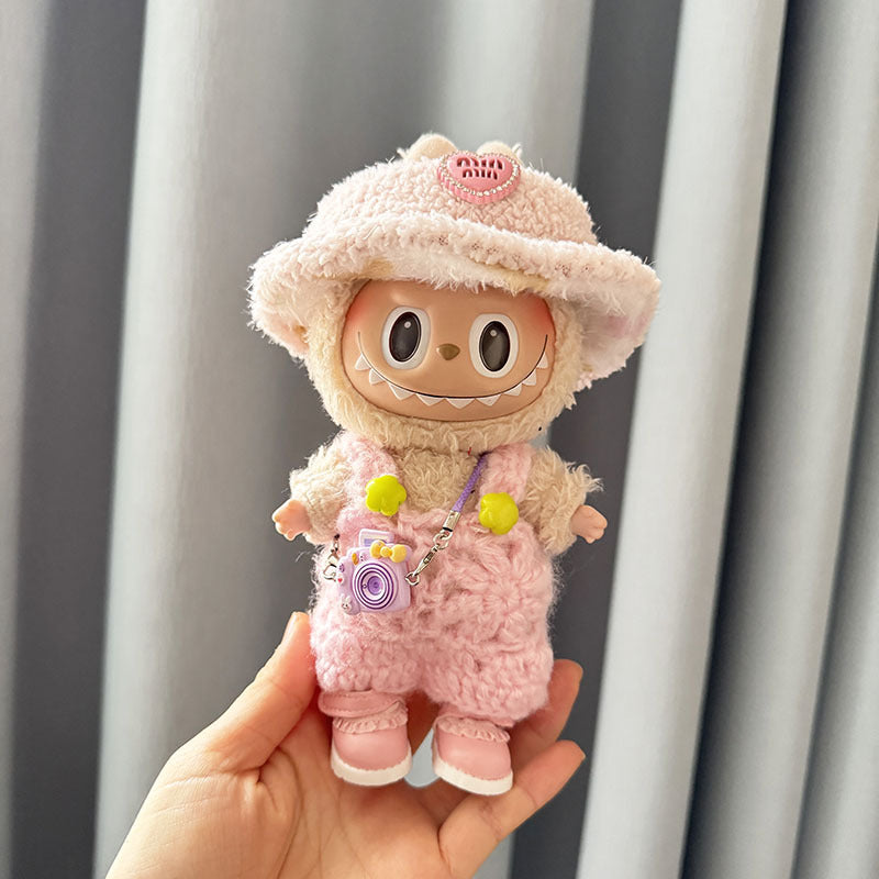 [Clothes only] First and second generation keychain Labubu clothes pendant Labubu sitting party bracelet strap sweater