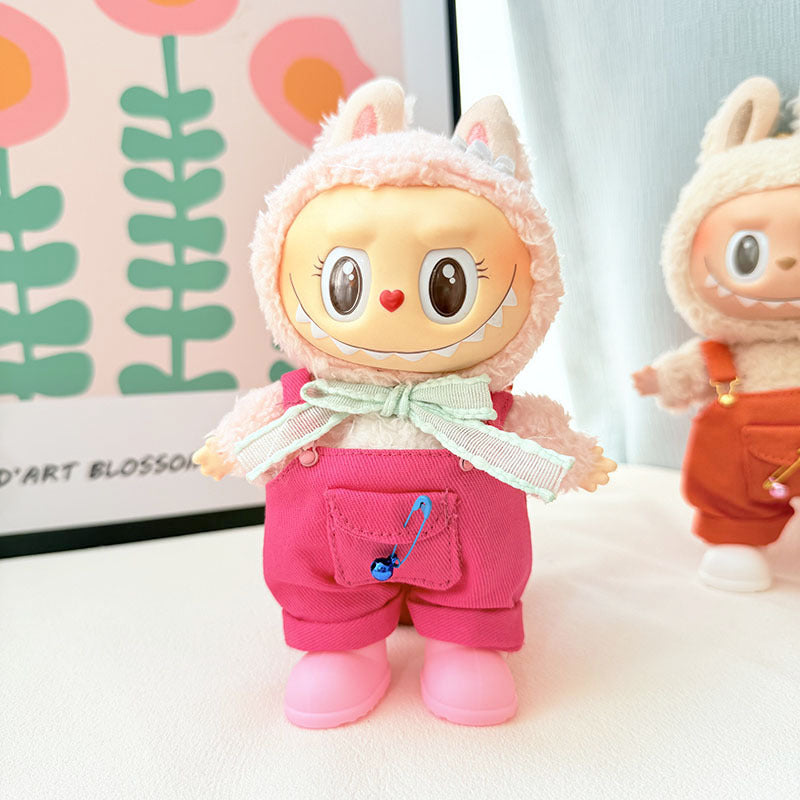 [Clothes only] First and second generation keychain Labubu clothes pendant Labubu baby clothes sunshine craftsman strap