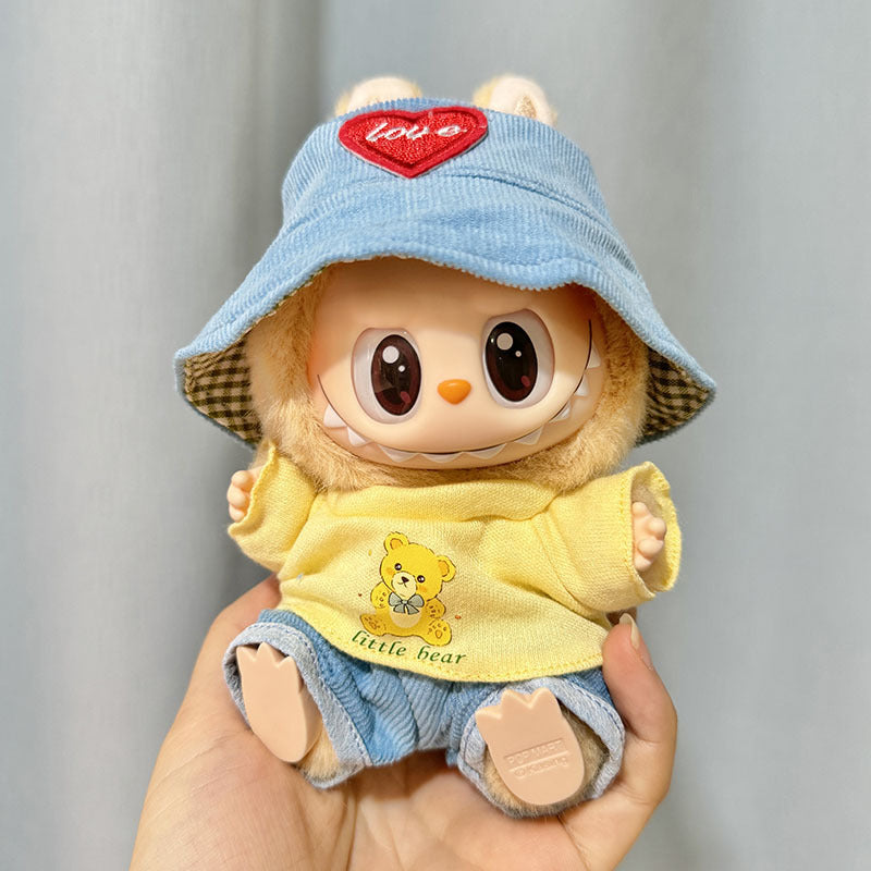 [Clothes only] 1st/2nd generation blind box Labubu clothes keychain Labubu sitting party series baby clothes cute