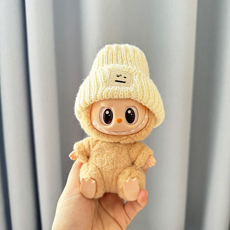 [Clothes only] First and second generation Labubu clothes pendant Labubu sitting party baby clothes knitted sweater hat clothes