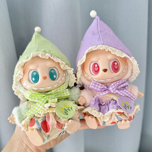 [Clothes only] 1st/2nd generation Labubu clothes pendant Labubu sitting party baby clothes little witch suit cute