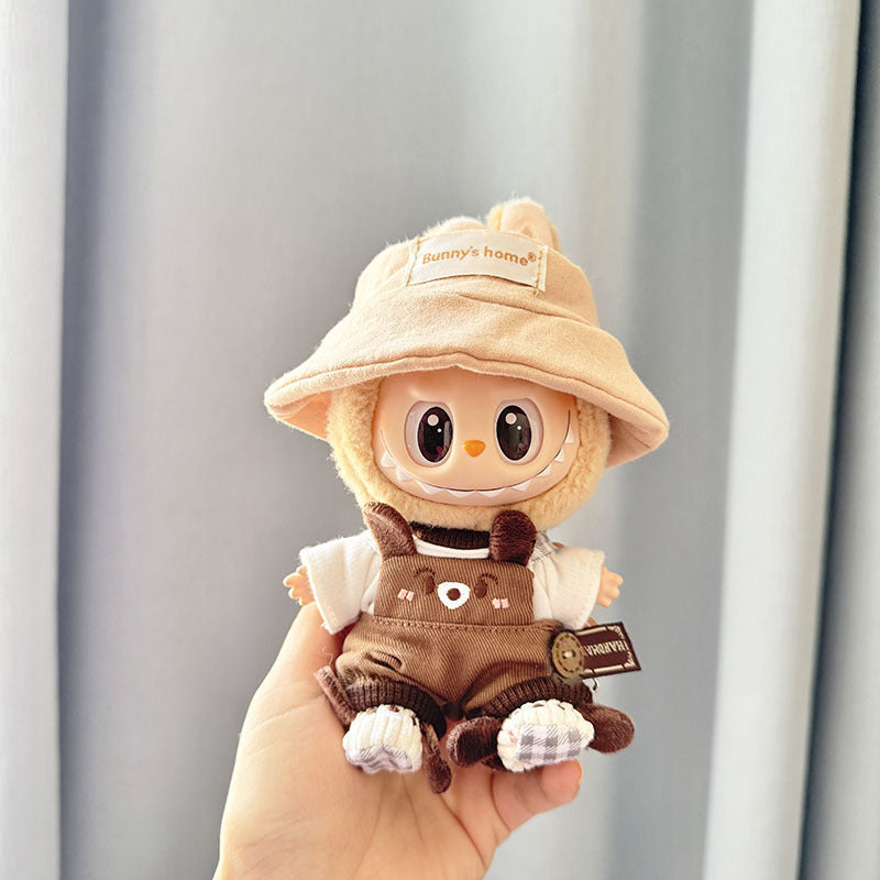 [Clothes only] First and second generation keychain Labubu clothes pendant Labubu sitting party repair dog love hat