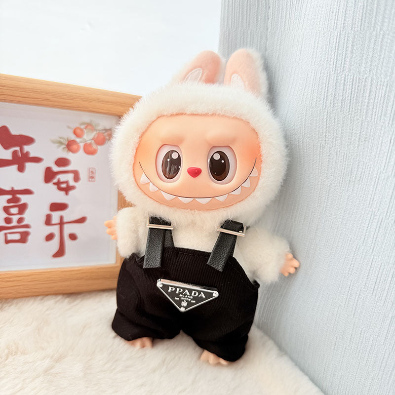 [Clothes only] First/second generation Labubu clothes pendant Labubu sitting party baby clothes pendant strawberry bear cute