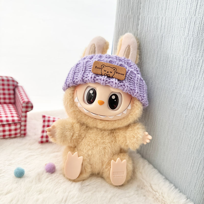 [Clothes only] First and second generation Labubu clothes pendant Labubu sitting party baby clothes wooden button sweater camera clothes