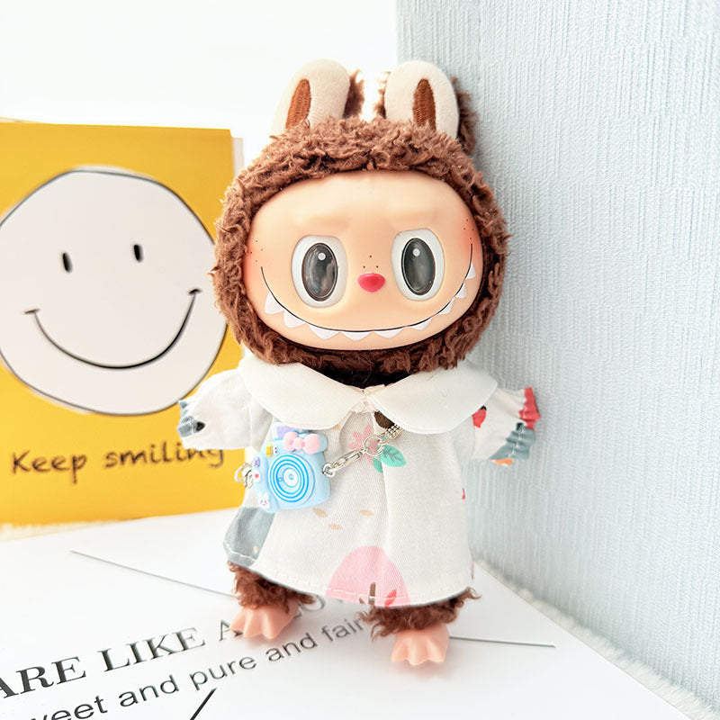 [Clothes only] First and second generation Labubu clothes pendant Labubu sitting party baby clothes pendant outing spring outing
