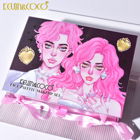 KEVIN & COCO Valentine's Day Collection Starlight Love Double Drawer Set Eyeshadow Blush