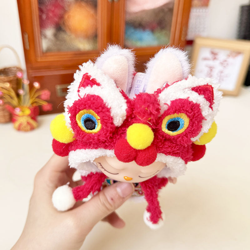 [Clothes only] First and second generation keychain Labubu clothes pendant Labubu New Year's Eve Lion and New Year's baby clothes