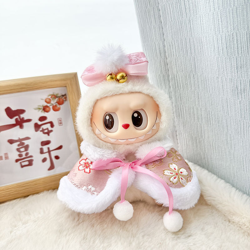 [Clothes only] First and second generation keychain Labubu clothes pendant Labubu New Year's Eve Lion and New Year's baby clothes