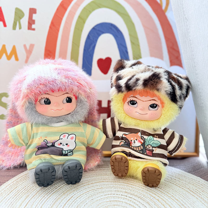Baby clothes only] The star has the same sweet heart WAKUKU Wow Kuku Mao Mao Tide Fun Party Series Blind Box Doll Baby Clothes