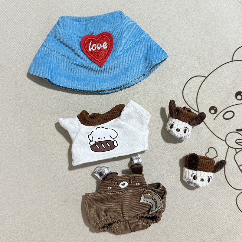 [Clothes only] First and second generation keychain Labubu clothes pendant Labubu sitting party repair dog love hat