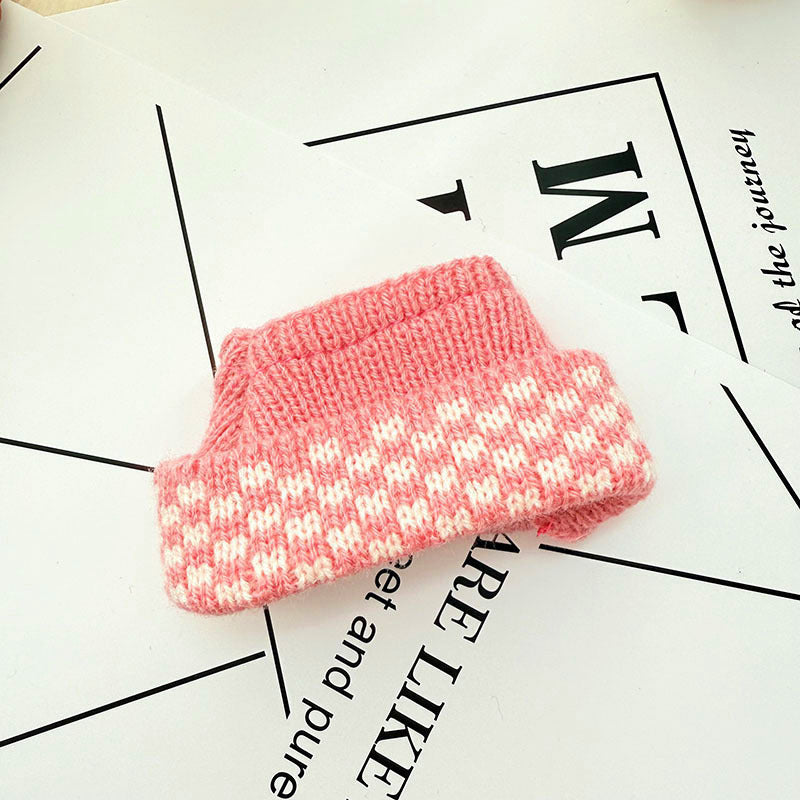 [Clothes only] One, two and three generations of keychains Labubu clothes pendant Labubu baby clothes knitted sweater hat set