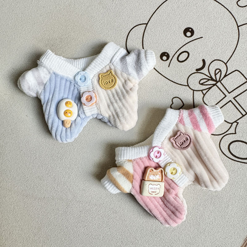 Clothes only] The first/second generation Labubu clothes pendant Labubu sitting party baby clothes pit strip climbing clothes are cute