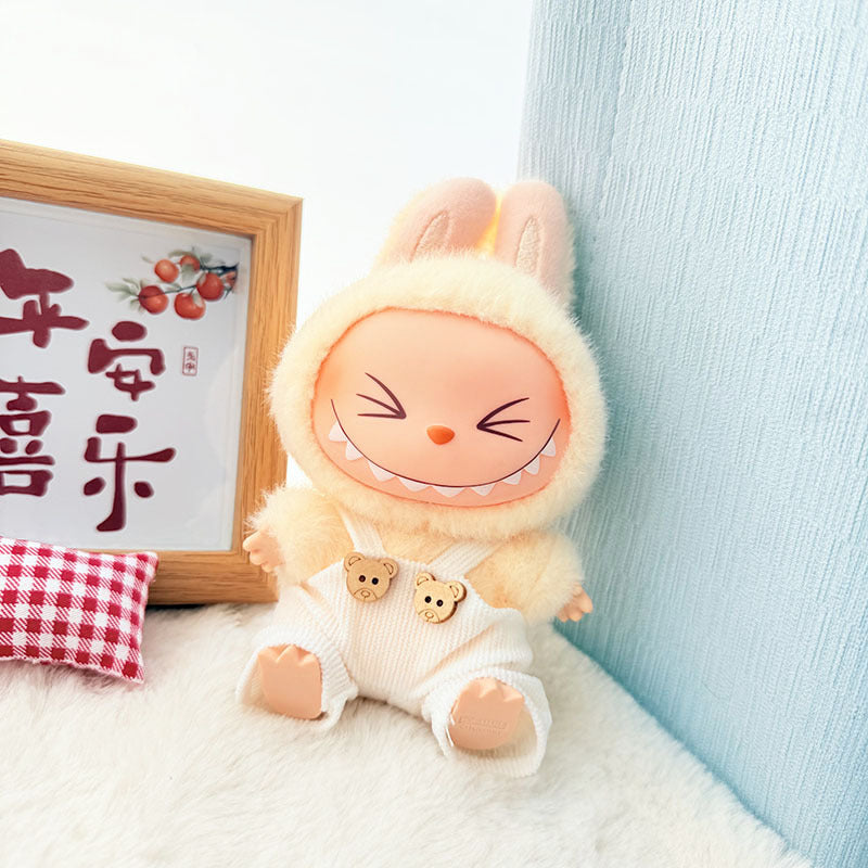 [Clothes only] First and second generation keychain Labubu clothes pendant Labubu cloth overalls Animal hat set