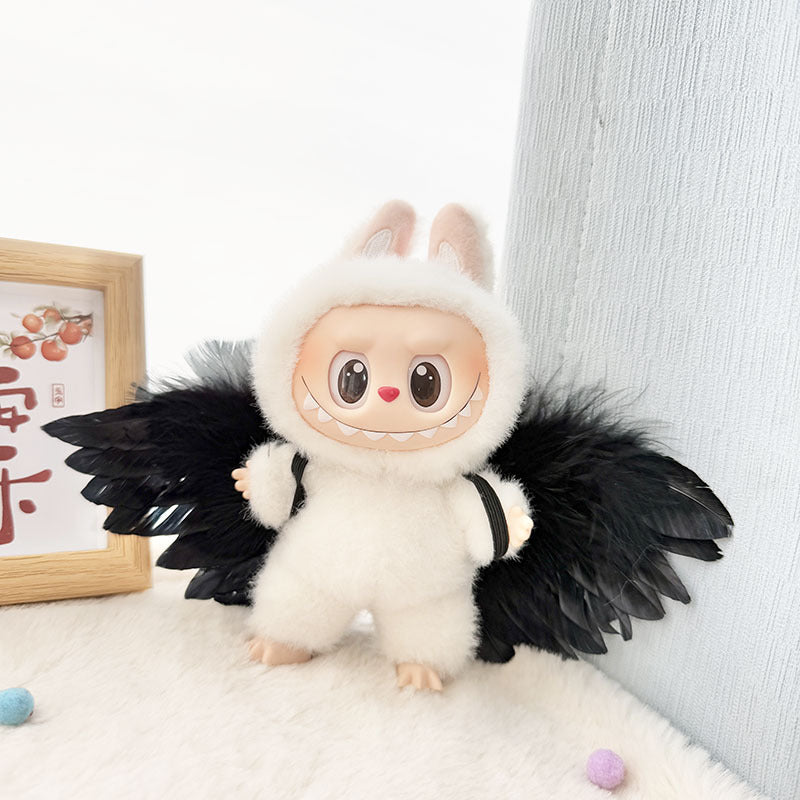 Clothes only] blind box Labubu clothes pendant Labubu baby clothes chess adventure queen baby clothes skirt cute
