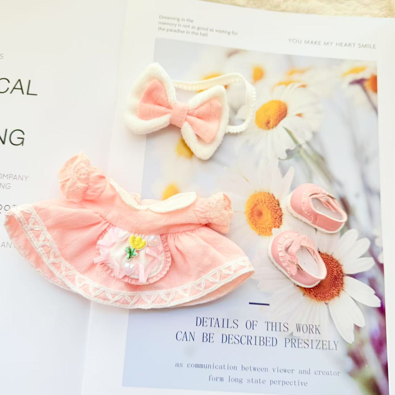 [Clothes only] First and second generation keychain Labubu clothes pendant Labubu clothes pendant tulip dress