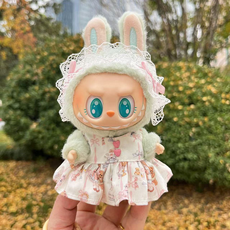 [Clothes only] First and second generation keychain Labubu clothes pendant Labubu clothes pendant Lolita dress