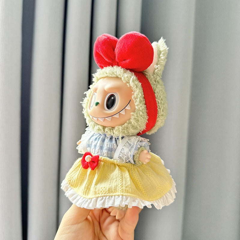 [Clothes only] The first, second and third generation keychain Labubu clothes pendant Labubu boutique Snow White suit girl