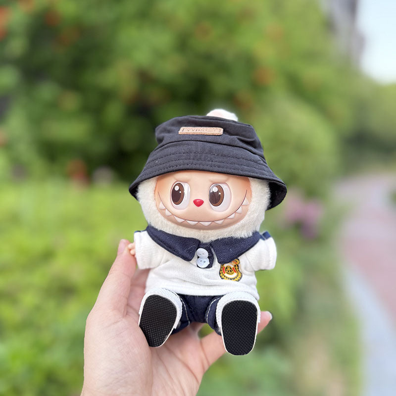 [Clothes only] The first, second and third generation keychain Labubu clothes pendant Labubu baby clothes noble small school uniform set