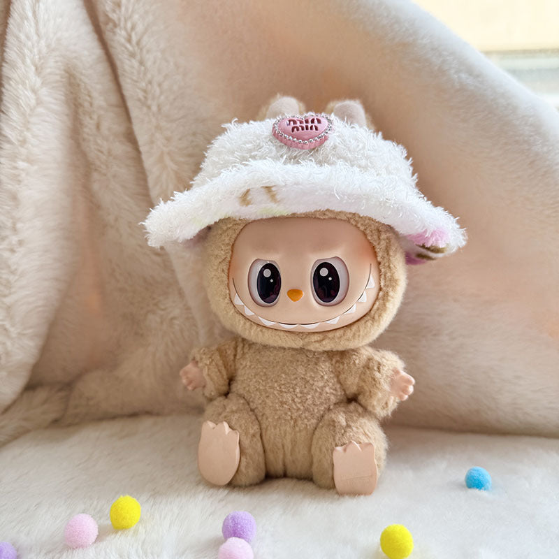 [Clothes only] First and second generation keychain Labubu clothes pendant Labubu sitting team double climbing suit set