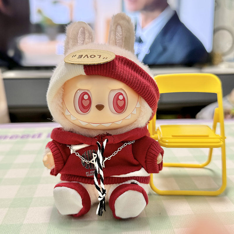 [Clothes only] First/second generation pendant Labubu clothes Labubu sitting party baby clothes trendy sweater cute