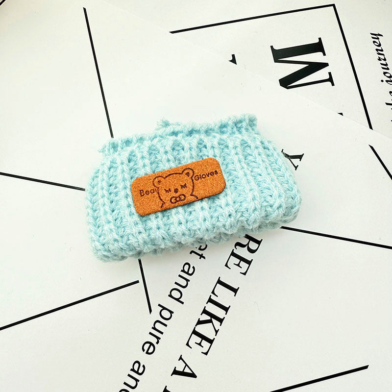 [Clothes only] One, two and three generations of keychains Labubu clothes pendant Labubu baby clothes knitted sweater hat set