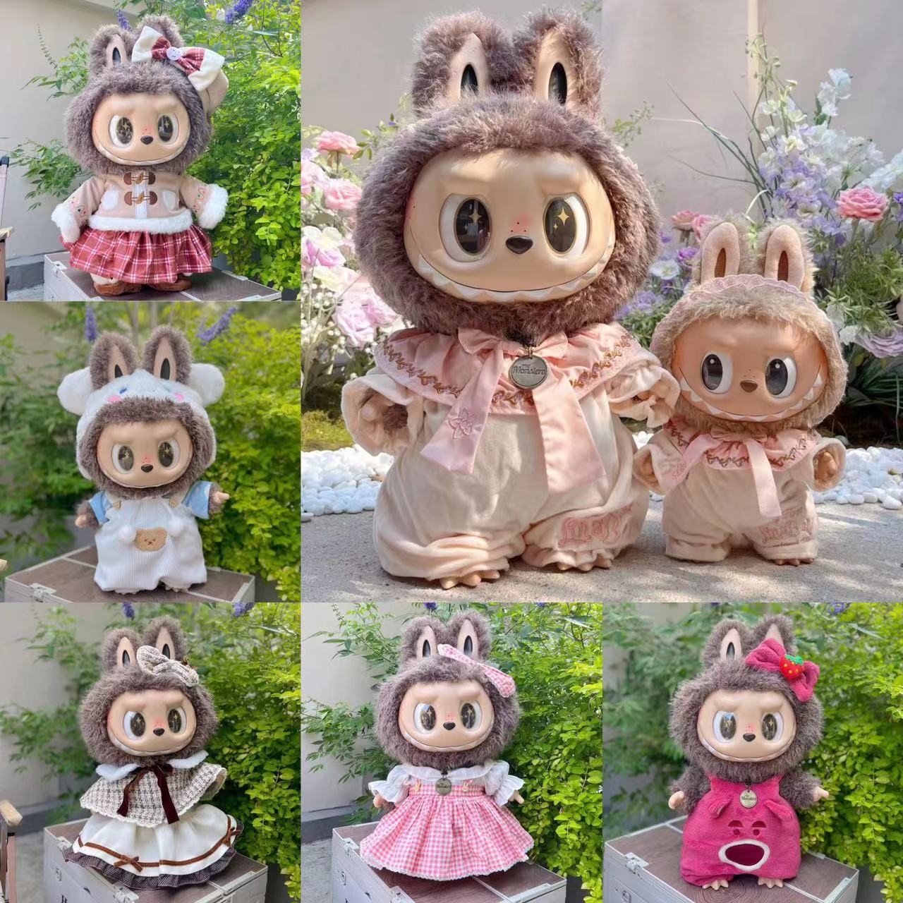 [Clothes for sale only] 58cm rabub clothes ZIMOMO baby clothes vinyl LABUBU plush doll clothes are cute.